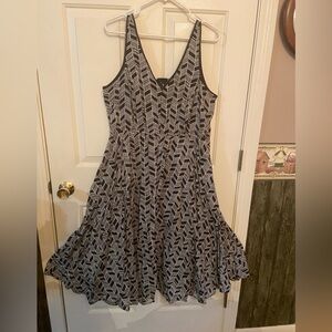 Lane Bryant sleeveless cotton dress with POCKETS!